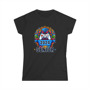 Senior 2024 Class of 2024 Graduation Decorations Senior 2024 Womens Shirts