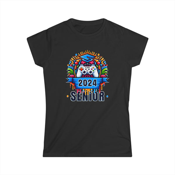 Senior 2024 Class of 2024 Graduation Decorations Senior 2024 Womens Shirts