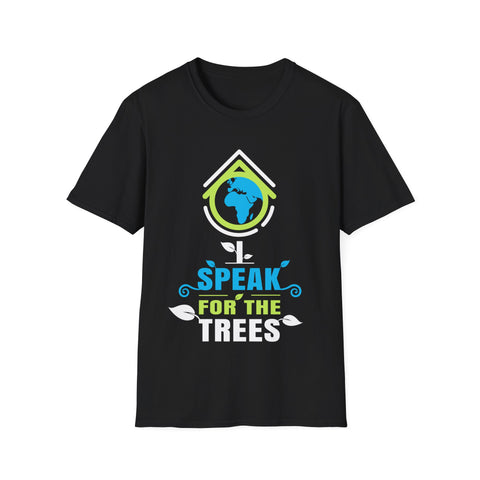 Earth Day I Speak For The Trees Design Nature Lover Men Shirts