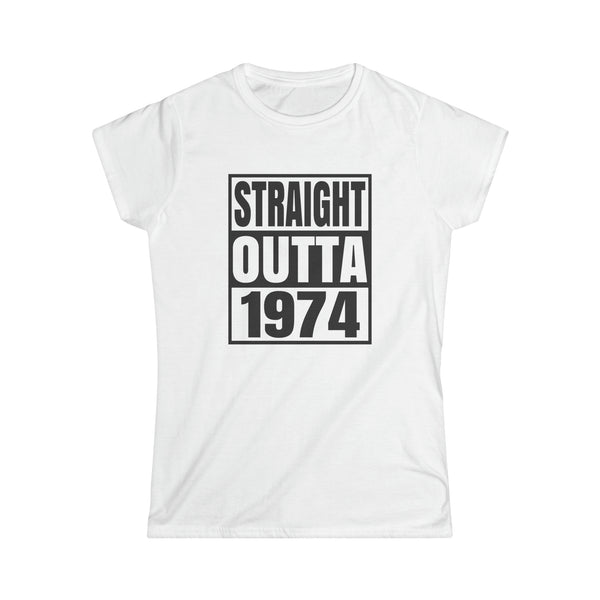 Vintage 1974 TShirt Women Limited Edition BDay 1974 Birthday Womens Shirts