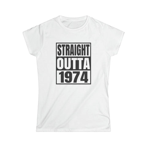 Vintage 1974 TShirt Women Limited Edition BDay 1974 Birthday Womens Shirts