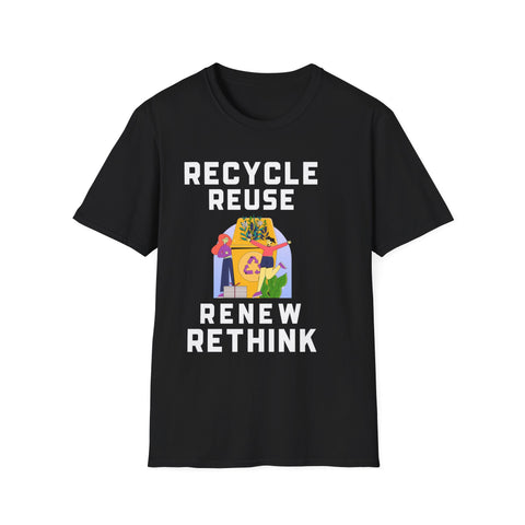 Earth Day Environment Logo Vintage Environmental Gift Environmental Symbol Mens Shirt