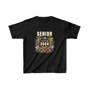 Senior 2024 Class of 2024 for College High School Senior T Shirts for Boys