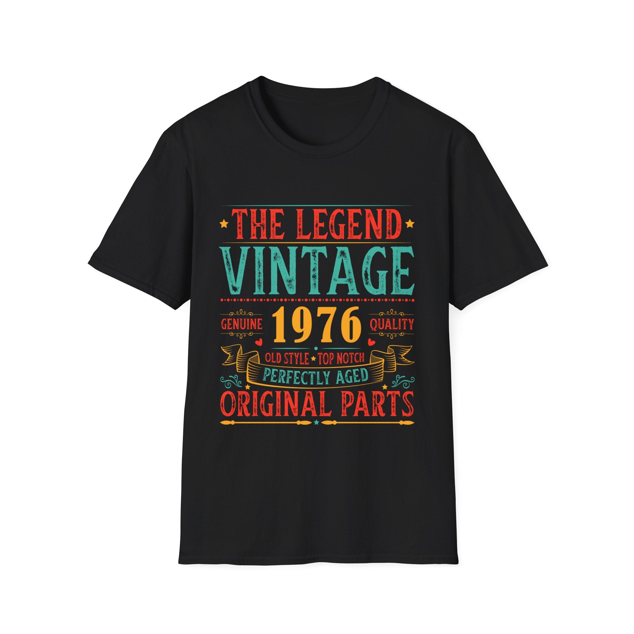 Vintage 1976 TShirt Men Limited Edition BDay 1976 Birthday Mens T Shirts