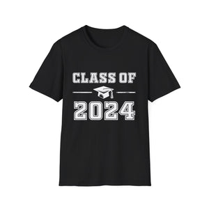 Class of 2024 Graduation School Vintage Senior 2024 Mens T Shirts