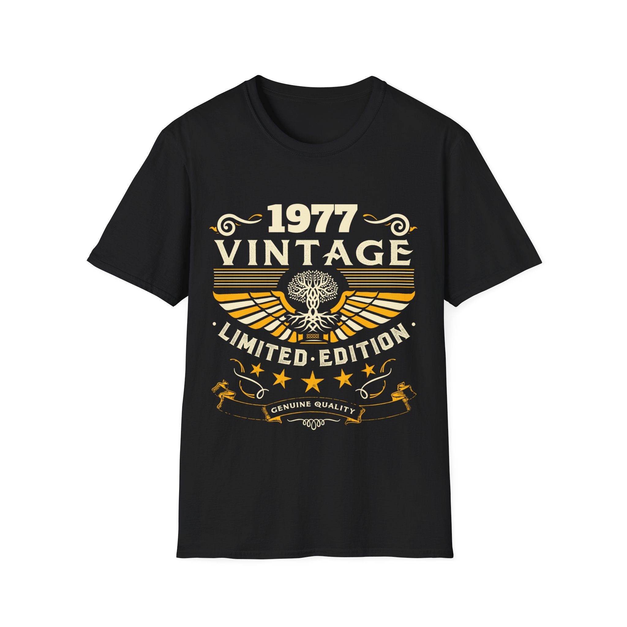 Vintage 1977 T Shirts for Men Retro Funny 1977 Birthday Men Shirts