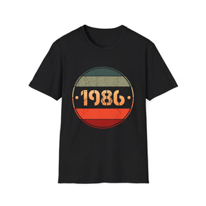 Vintage 1986 Limited Edition 1986 Birthday Shirts for Men Shirts for Men