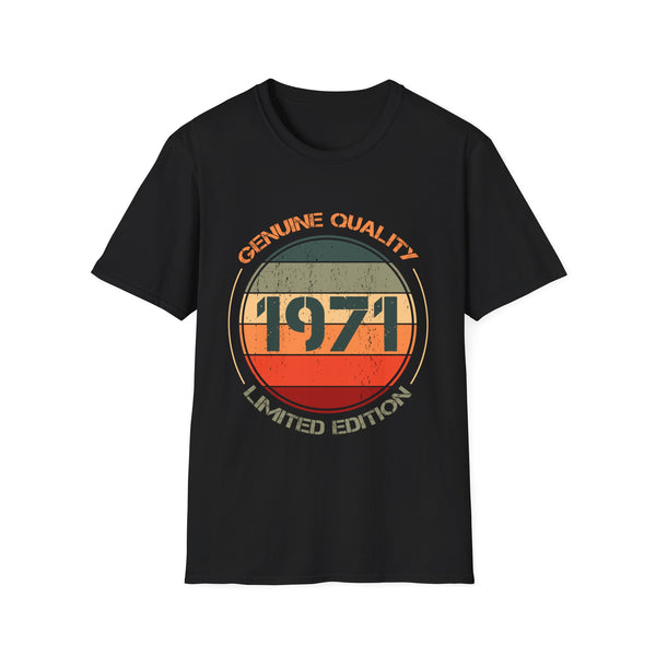 Vintage 1971 T Shirts for Men Retro Funny 1971 Birthday Mens T Shirt