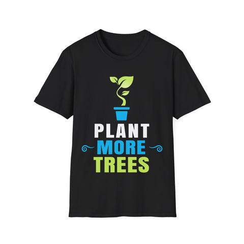 Plant More Trees Shirt Gift Environmental Earth Day Arbor Day Mens T Shirts