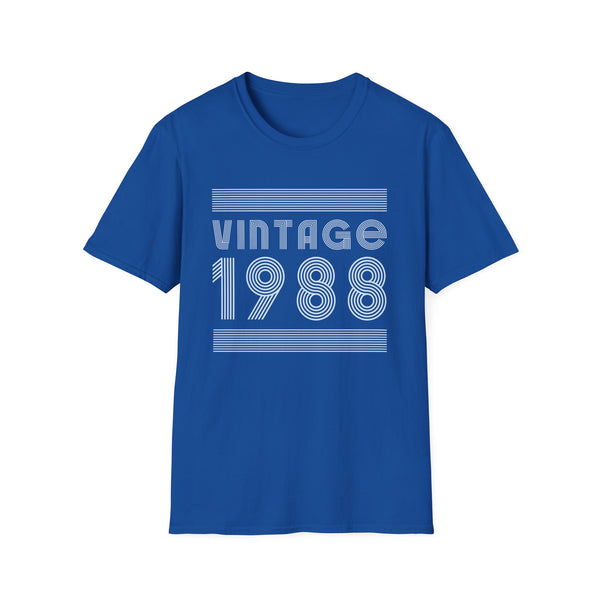 Vintage 1988 T Shirts for Men Retro Funny 1988 Birthday Mens Tshirts
