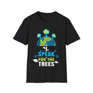 Nature Shirt I Speak For The Trees Save the Planet Shirts for Men