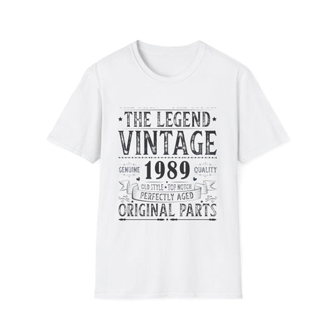 Vintage 1989 TShirt Men Limited Edition BDay 1989 Birthday Mens T Shirts