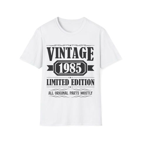 Vintage 1985 T Shirts for Men Retro Funny 1985 Birthday Mens Shirts