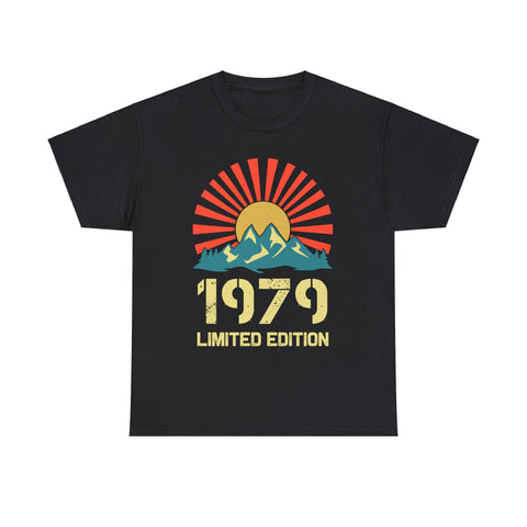 Vintage 1979 Limited Edition 1979 Birthday Shirts for Men Mens Shirt Plus Size Big and Tall