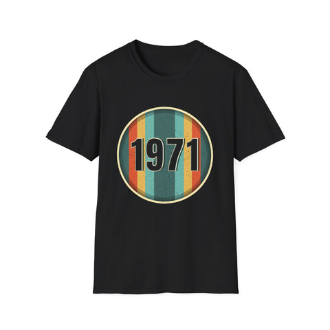 Vintage 1971 Birthday Shirts for Men Funny 1971 Birthday Mens T Shirt