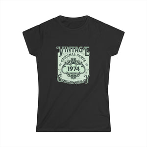 Vintage 1974 TShirt Women Limited Edition BDay 1974 Birthday Women Tops