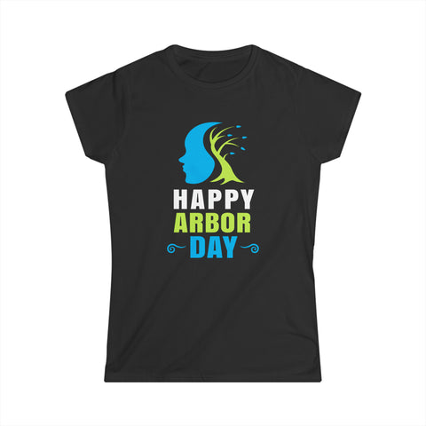 Plant More Trees Tree Planting T-Shirt Arbor Day Earth Day Womens T Shirts