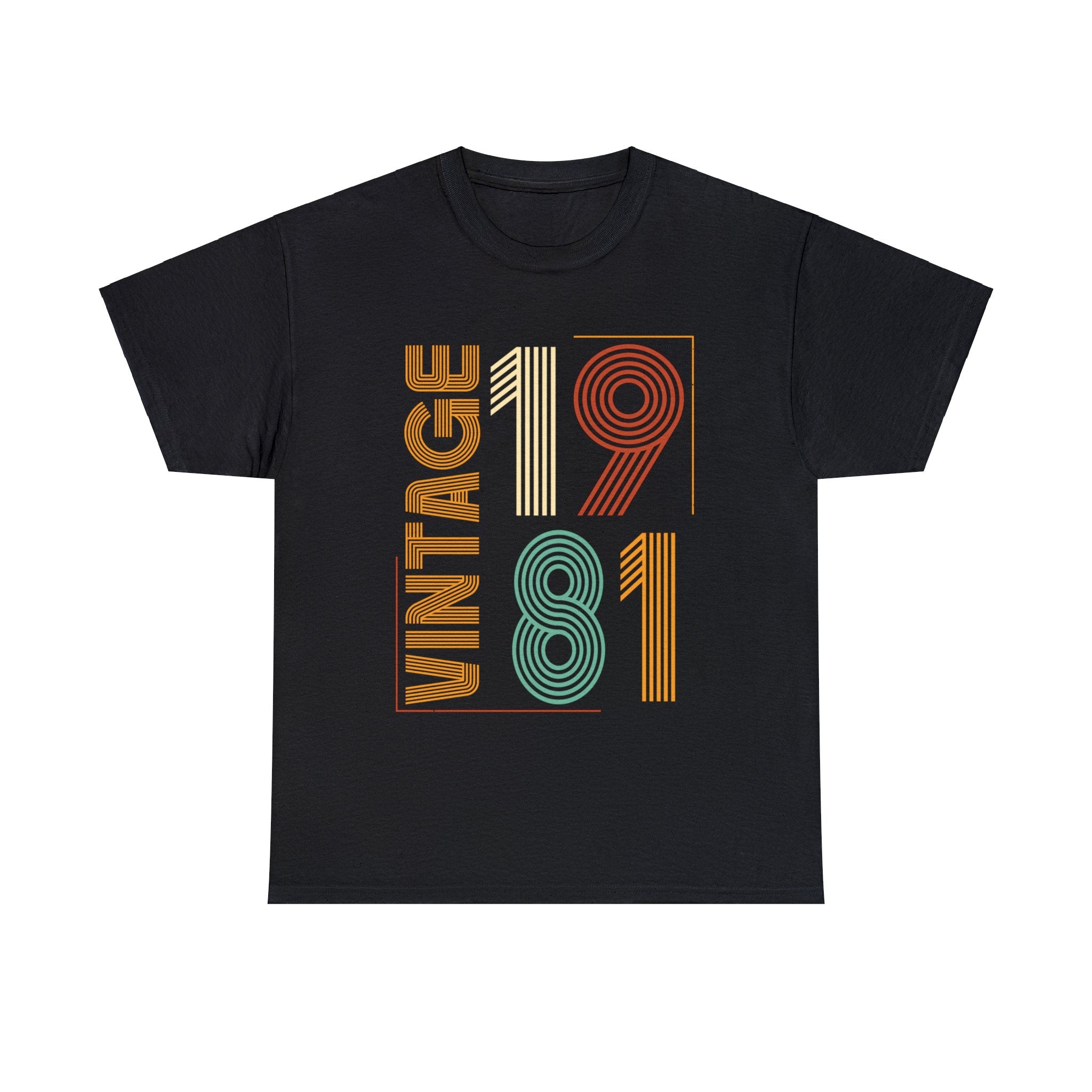Vintage 1981 TShirt Men Limited Edition BDay 1981 Birthday Mens Shirt Plus Size Big and Tall