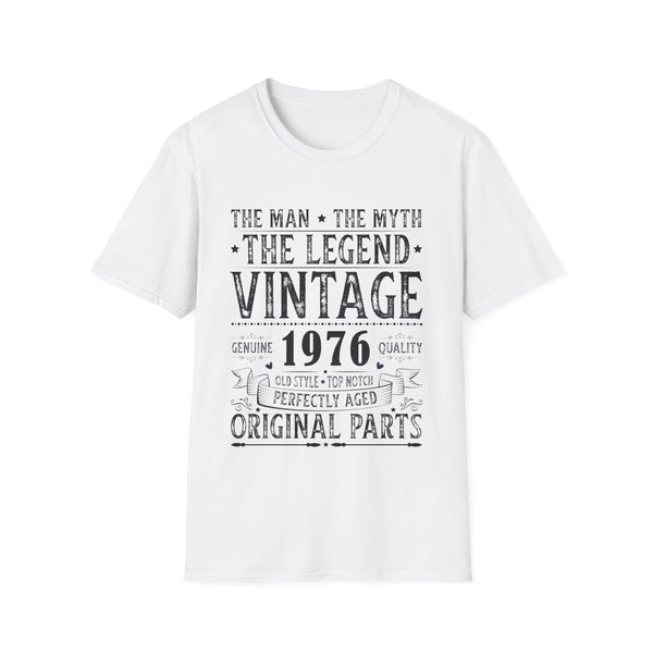 Vintage 1976 T Shirts for Men Retro Funny 1976 Birthday Men Shirts