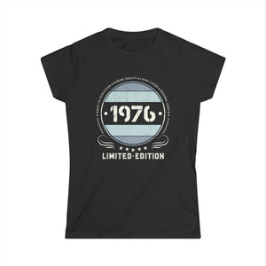 Vintage 1976 T Shirts for Women Retro Funny 1976 Birthday Womens T Shirts