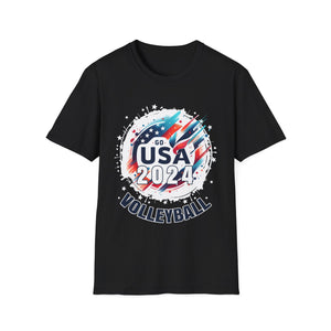 USA 2024 Summer Games Volleyball America Sports 2024 USA Mens T Shirt