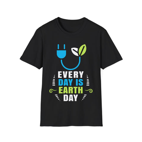 Environmental Crisis Planet Activism Everyday is Earth Day Shirts for Men
