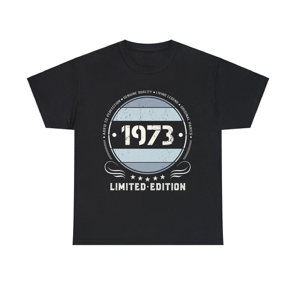 Vintage 1973 T Shirts for Men Retro Funny 1973 Birthday Mens Shirt Plus Size Big and Tall