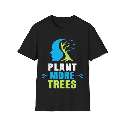 Plant More Trees Tshirts Tree Planting Happy Arbor Day Mens Shirts