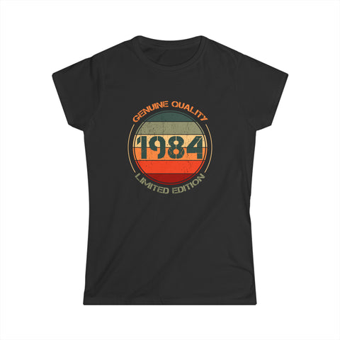 Vintage 1984 T Shirts for Women Retro Funny 1984 Birthday Shirts for Women