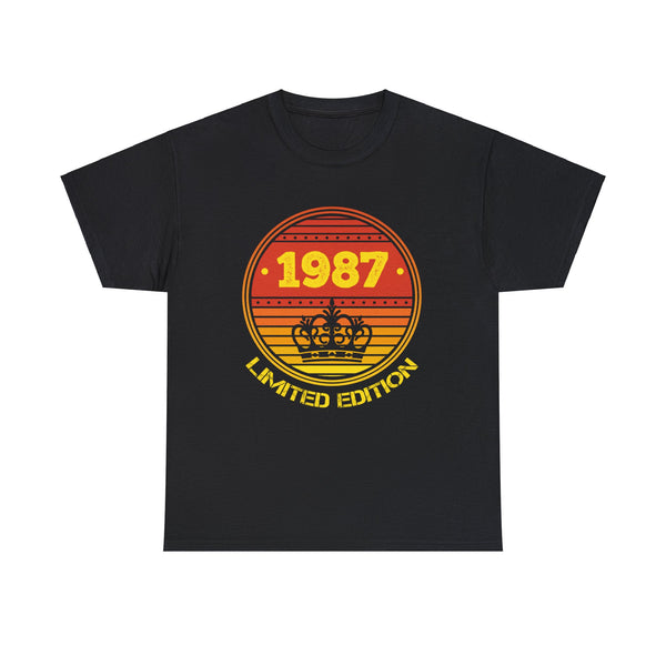 Vintage 1987 TShirt Women Limited Edition BDay 1987 Birthday Plus Size Clothing for Women