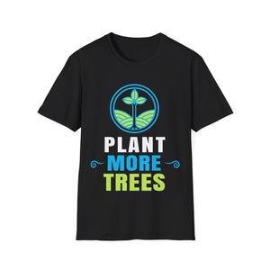 Plant More Trees Planet Save Earth Day Graphic Arbor Day Mens T Shirt