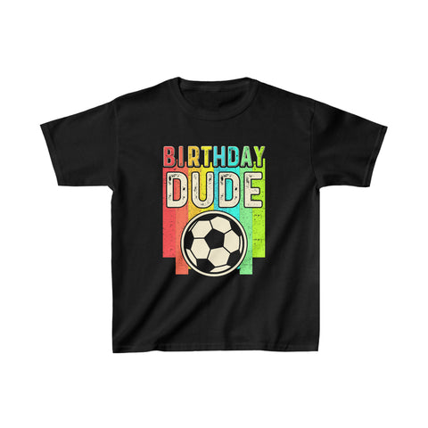 Perfect Dude Birthday Boy Birthday Dude Soccer Game Birthday Gifts Gamer Boys T Shirts