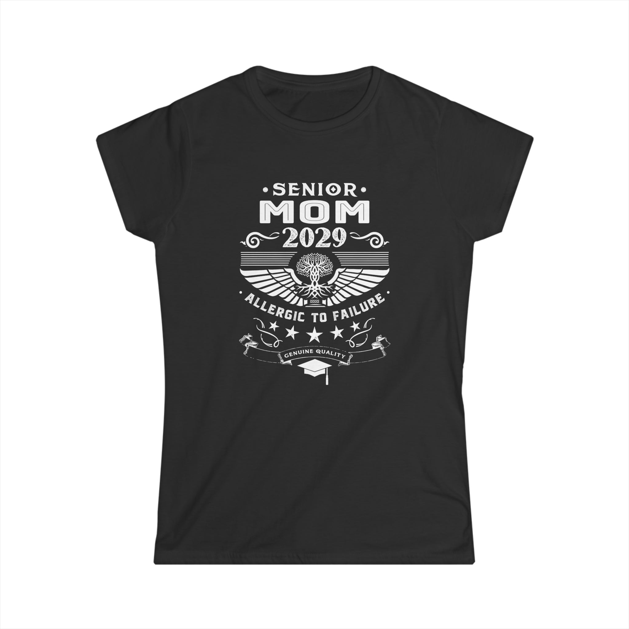 Senior 2029 Mom Graduate Cute Class of 2029 Shirt 2029 Womens T Shirts