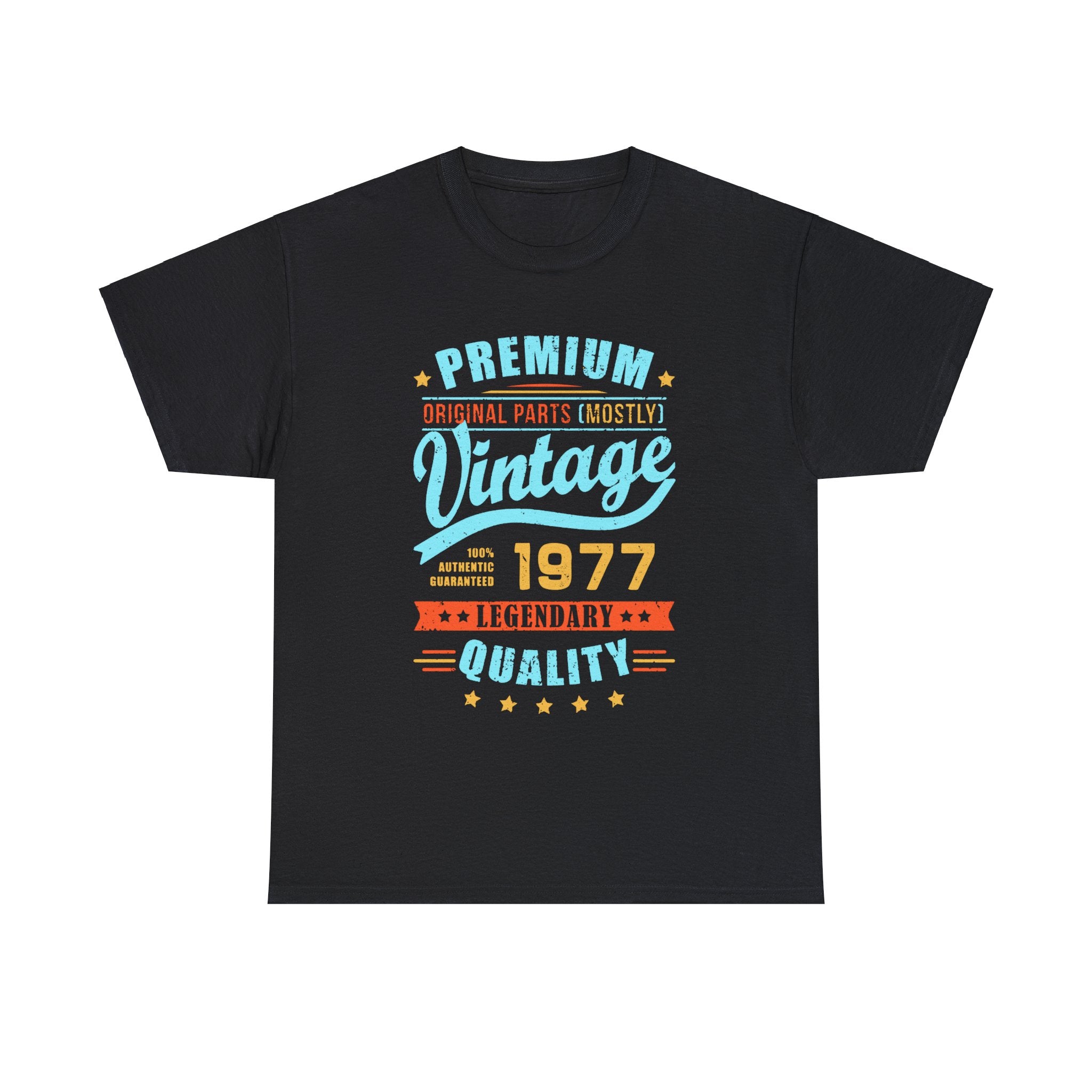 Vintage 1977 TShirt Men Limited Edition BDay 1977 Birthday Shirts for Men Plus Size Big and Tall
