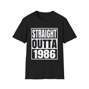 Vintage 1986 T Shirts for Men Retro Funny 1986 Birthday Shirts for Men