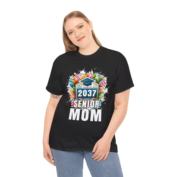 Senior 2037 Senior Mom Senior 2024 Parent Class of 2037 Tshirts Shirts for Women Plus Size