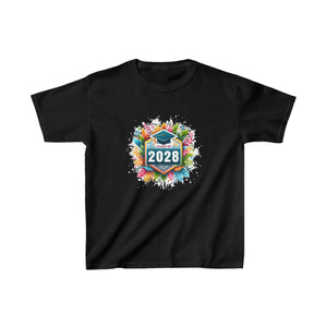 Class of 2028 Grow With Me Graduation 2028 T Shirts for Boys