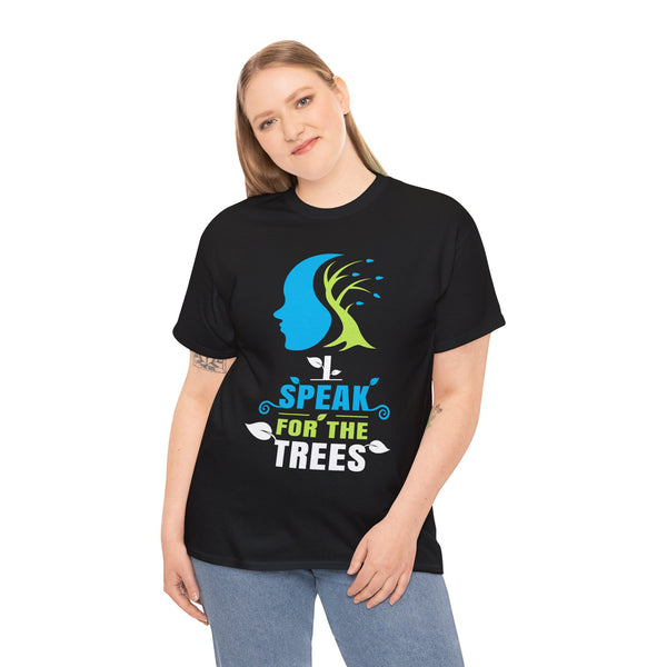 Nature Shirt I Speak For The Trees Save the Planet Womens Plus Size Tops