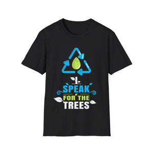 Nature Shirt I Speak For The Trees Save the Planet Mens Shirts