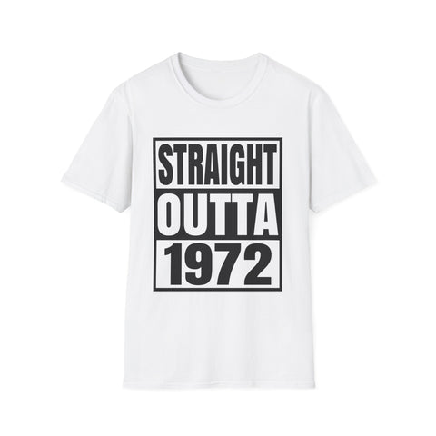 Vintage 1972 TShirt Men Limited Edition BDay 1972 Birthday Mens Shirt