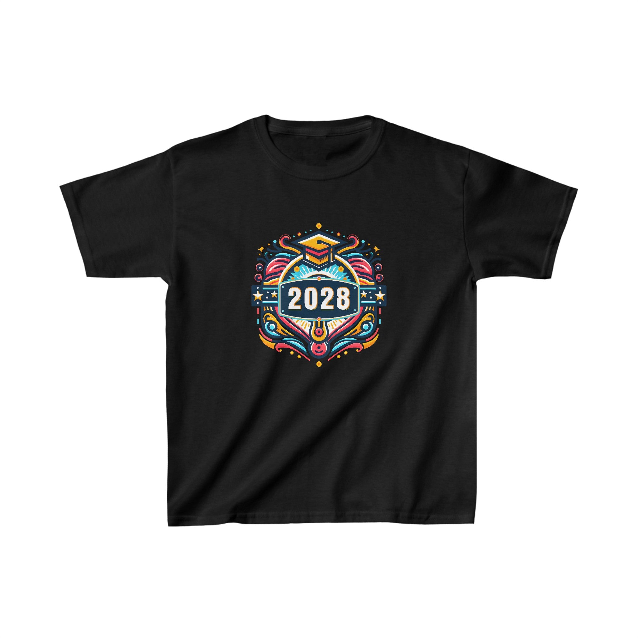 Class of 2028 Senior 2028 Graduation Vintage School Boys Tshirts