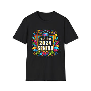 Senior 2024 Class of 2024 Graduation First Day Of School Mens Shirt