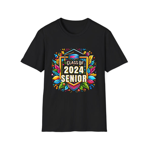 Senior 2024 Class of 2024 Graduation First Day Of School Mens Shirt