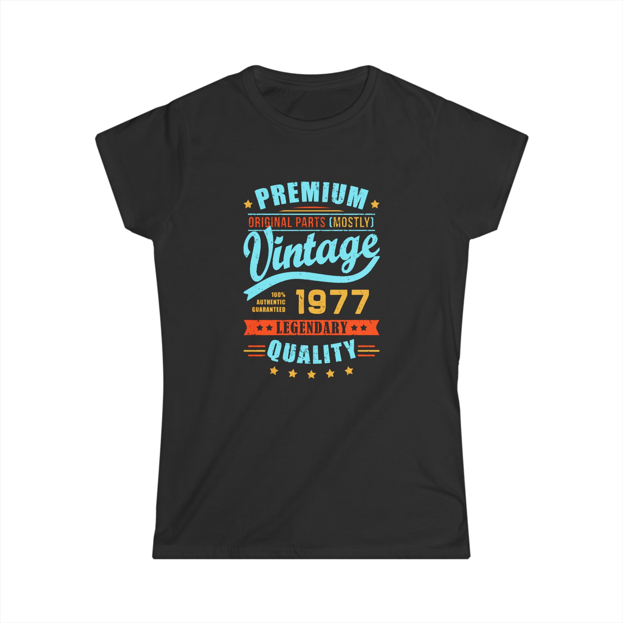 Vintage 1977 TShirt Women Limited Edition BDay 1977 Birthday Shirts for Women