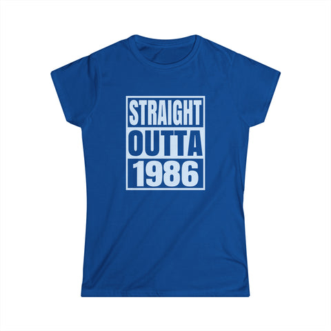 Vintage 1986 TShirt Women Limited Edition BDay 1986 Birthday Women Tops