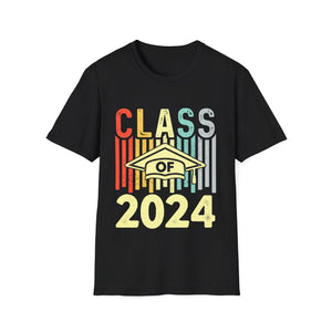 Class of 2024 Graduation School Vintage Senior 2024 Mens Tshirts