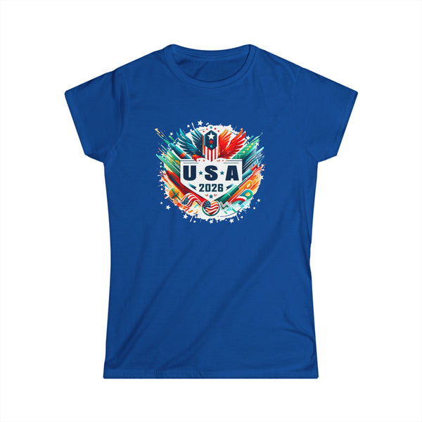 USA 2026 Go United States Sport USA Team 2026 USA T-Shirts for Women and Teens