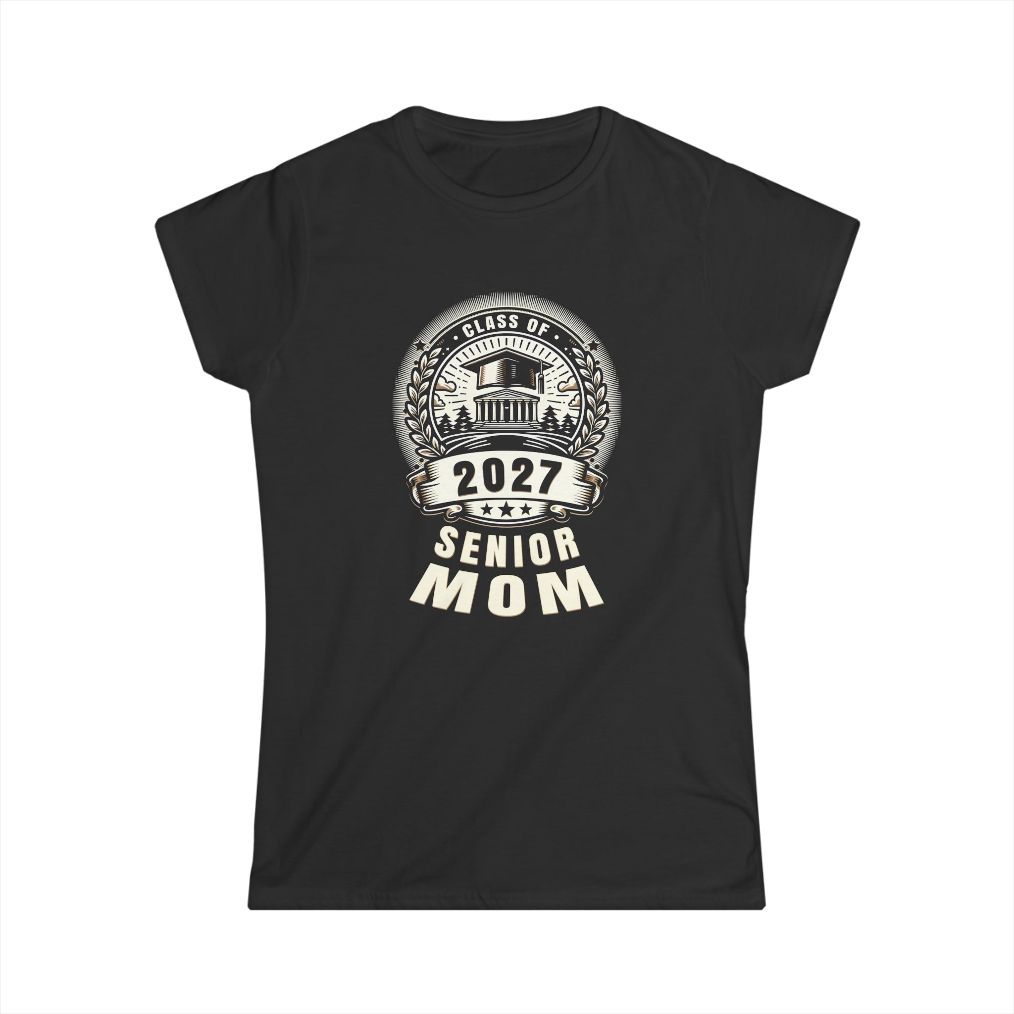 Senior Mom 27 Class of 2027 Back to School Graduation 2027 Shirts for Women