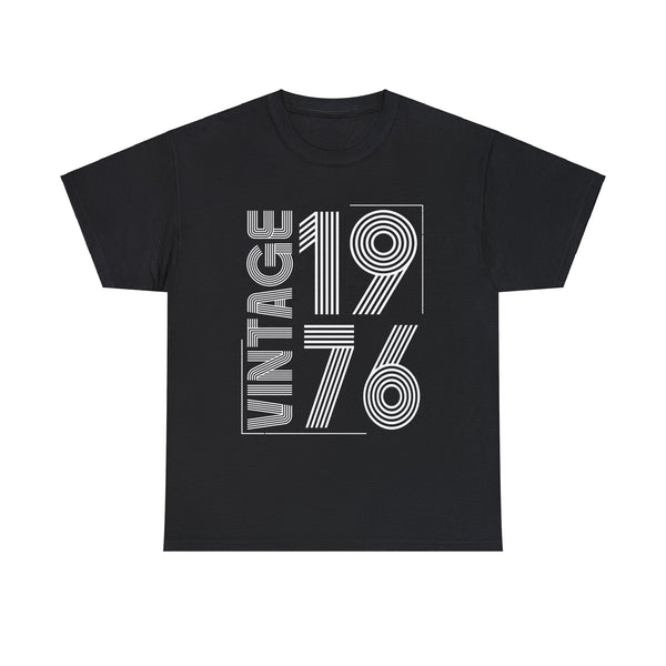 Vintage 1976 T Shirts for Men Retro Funny 1976 Birthday Big and Tall Tshirts Shirts for Men