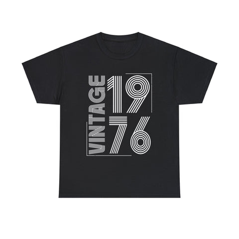 Vintage 1976 T Shirts for Men Retro Funny 1976 Birthday Big and Tall Tshirts Shirts for Men